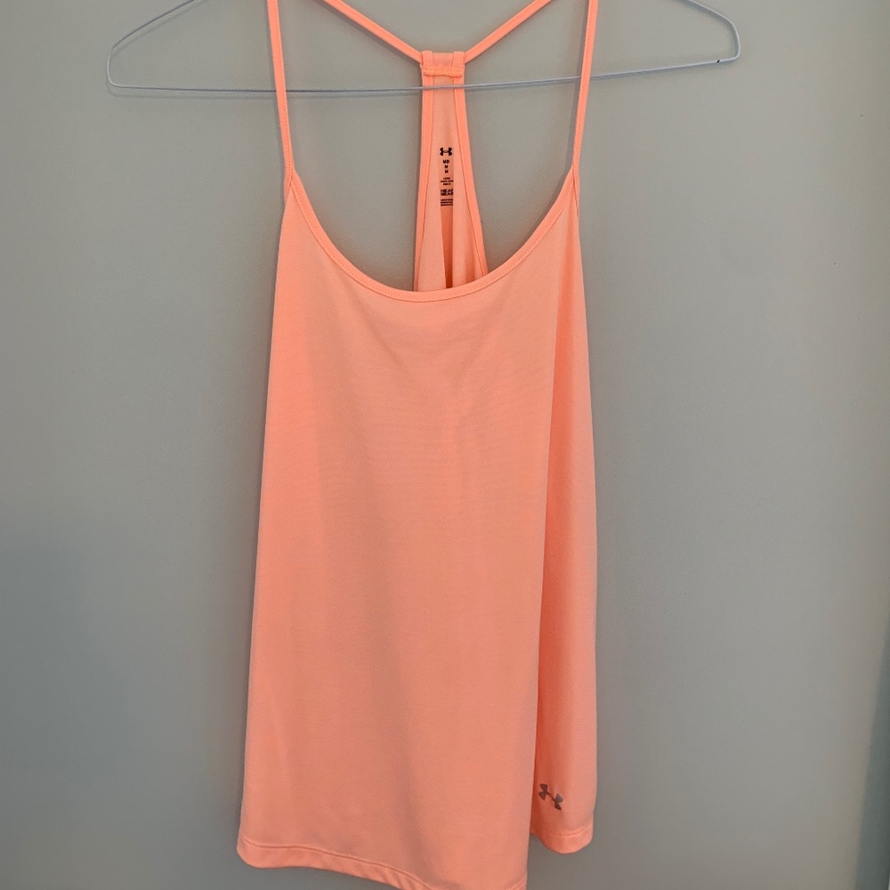 Under Armor Orange workout top